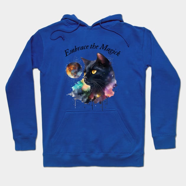 Witch's Black Cat Hoodie by Erin's Witchy Wear